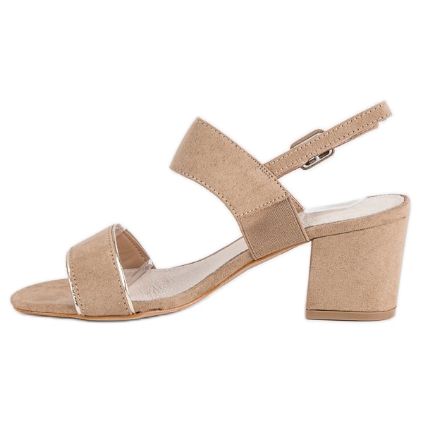 Filippo Elegáns szandál oszlopon barna 1