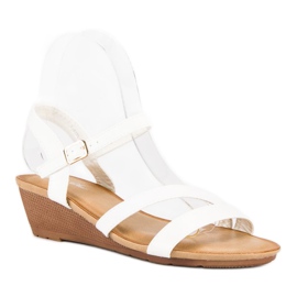 Bello Star Kényelmes ékszandál fehér 1
