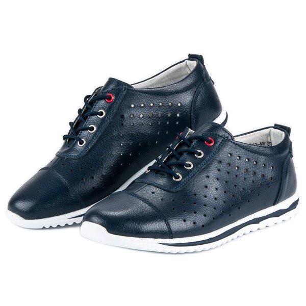 VINCEZA áttört tornacipő sötétkék 2