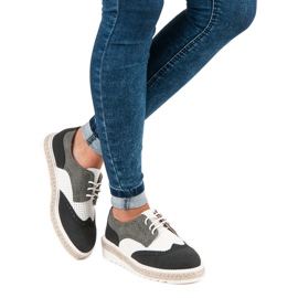 Ideal Shoes Cipők, espadrillák szürke 2 Ideal Shoes Cipők, espadrillák szürke 2