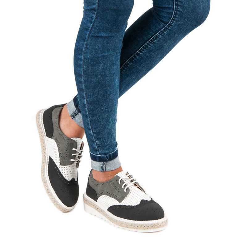 Ideal Shoes Cipők, espadrillák szürke 2 Ideal Shoes Cipők, espadrillák szürke 2