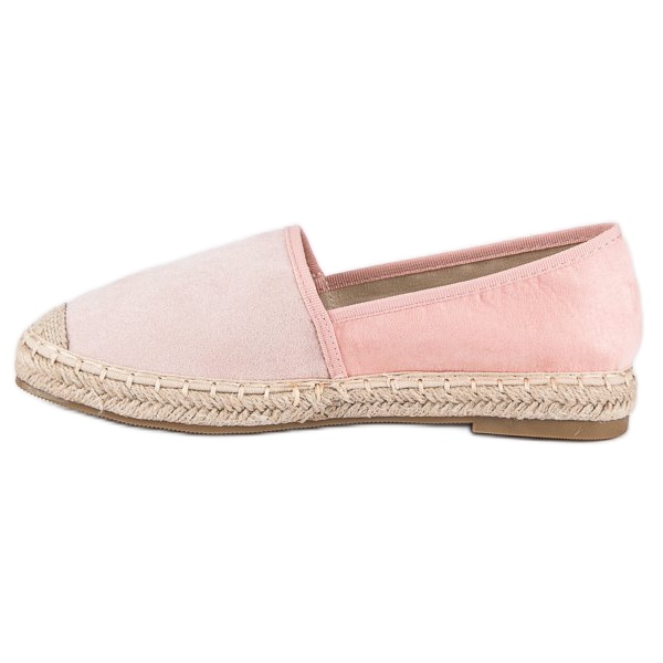 Erynn Velúr espadrillák rózsaszín 1 Erynn Velúr espadrillák rózsaszín 1