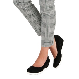 Filippo Női velúr pumpák fekete 1