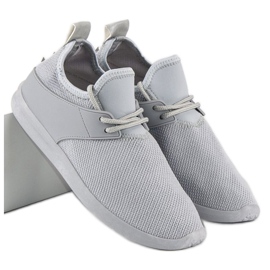 Super Me Szürke textil tornacipő 1