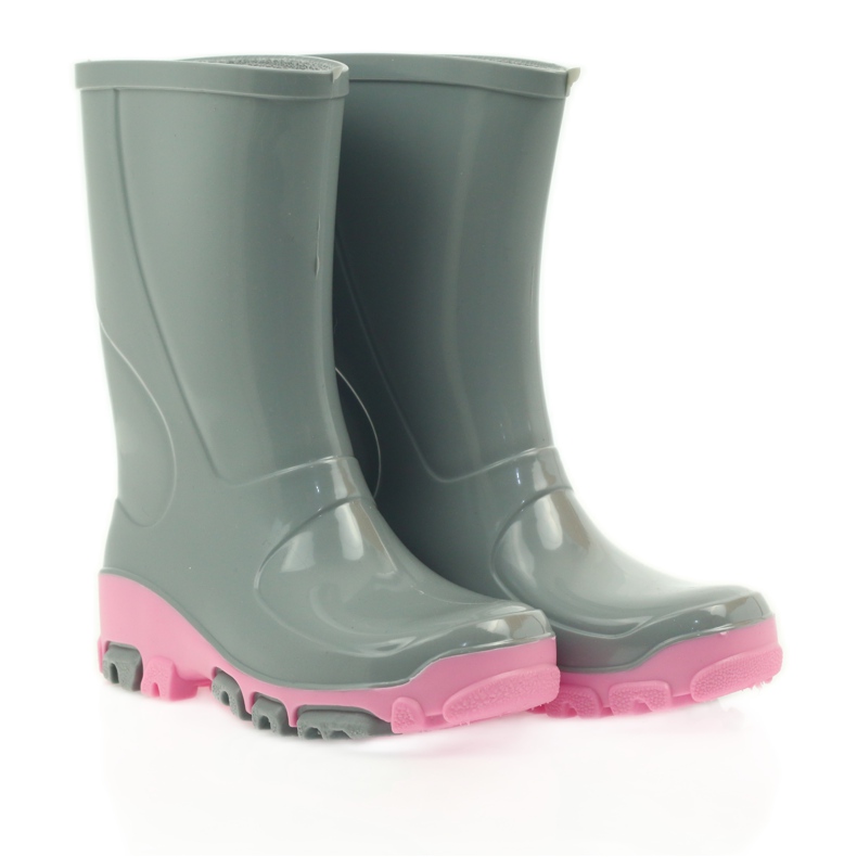 Ren But Galoshes ezüstionokkal Ren De szürke rózsaszín 4