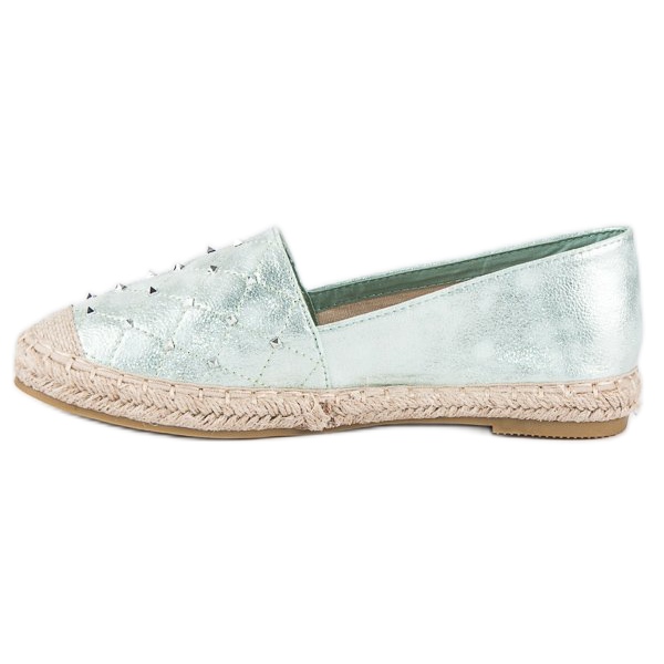 Super Mode Kényelmes espadrillák zöld 1 Super Mode Kényelmes espadrillák zöld 1