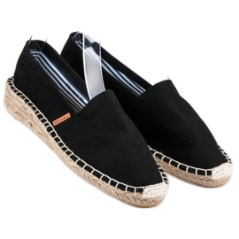 McKey Kényelmes fekete espadrillák 1 McKey Kényelmes fekete espadrillák 1