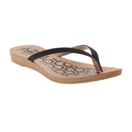 INBLU IR063 fekete flip-flop szürke 1