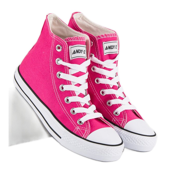 Andy Z Klasszikus tornacipő a boka felett rózsaszín 2