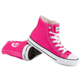 Andy Z Klasszikus tornacipő a boka felett rózsaszín 1