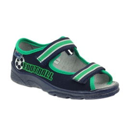 Fiú szandál Befado 969x078 sötétkék zöld 1