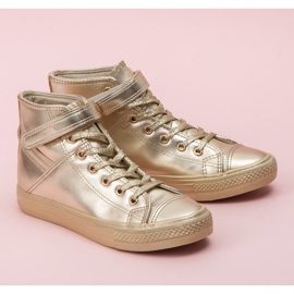 Seastar Magas fűzős tornacipő sárga 1