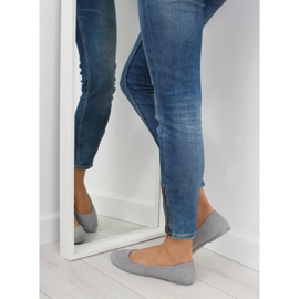 Női puha szürke balerina JX51 2