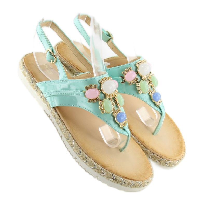 Mentaköves szandál 3072 menta kék 2 Mentaköves szandál 3072 menta kék 2