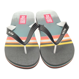 Big Star férfi flip -flops 174410 fekete 3
