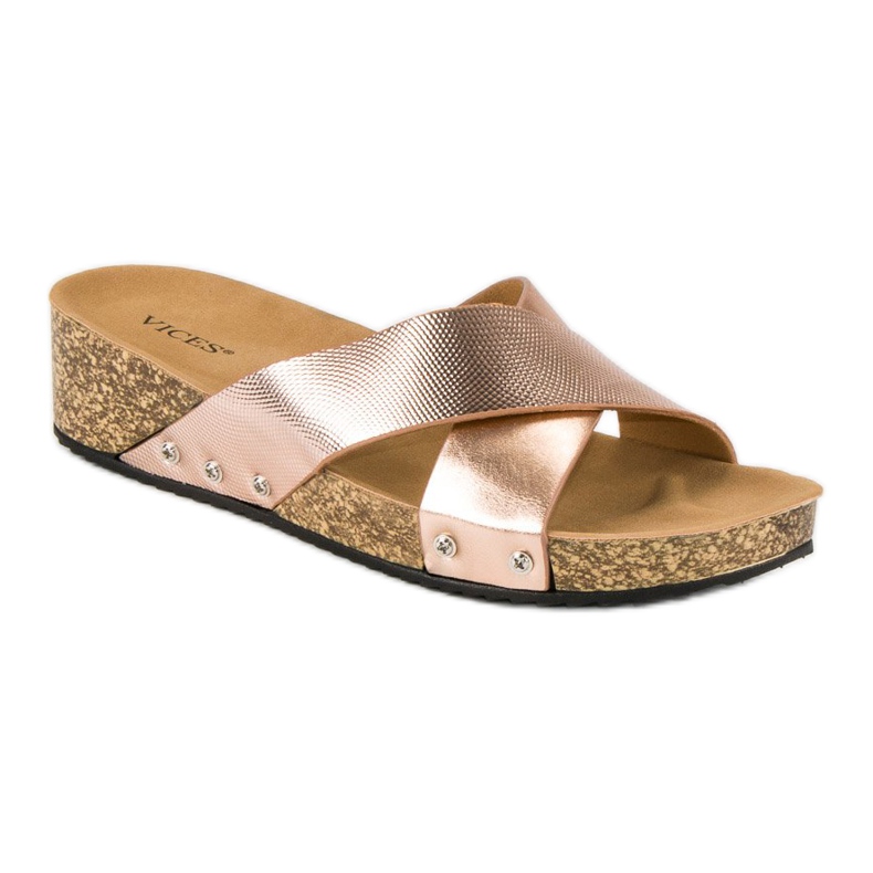 Vices Stílusos satu papucs rózsaszín 1