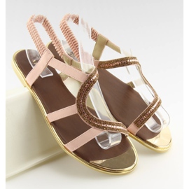 Aszimmetrikus rózsaszín szandál 4157 Pink 1