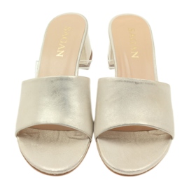 Sagan arany papucs 2554 aranysárga 3