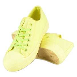 SHELOVET Sárga Cipők A Kötözésen 2