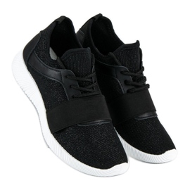 Fekete bebújós cipő 1