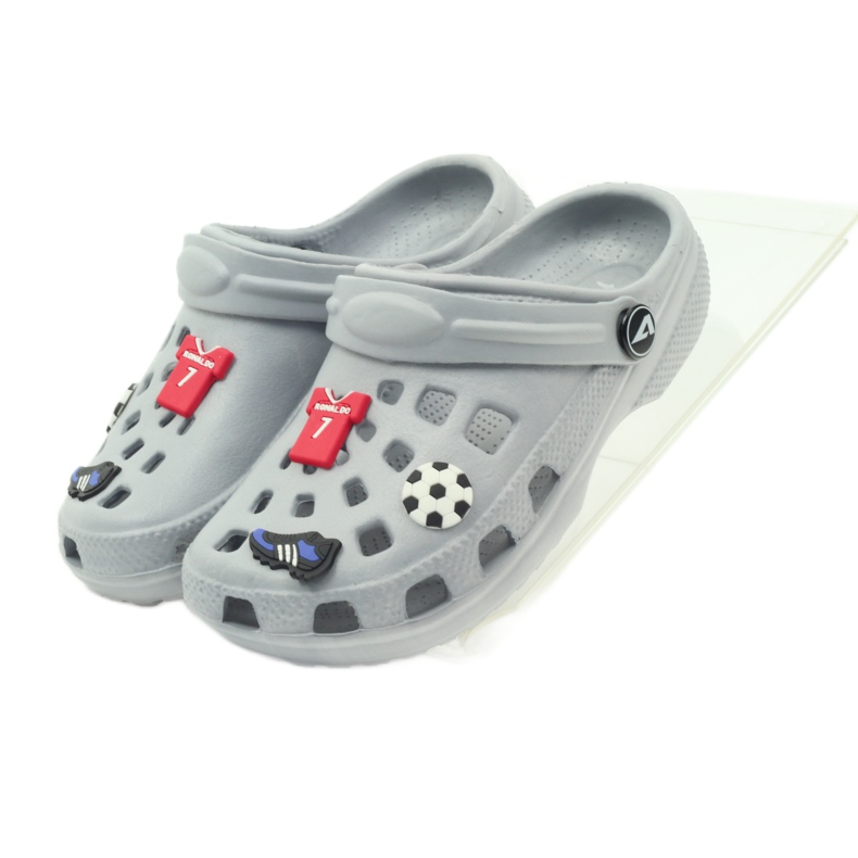 American Club Ruhás papucs Ronaldo szürke amerikai 4