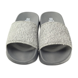 Profilozott papucs Big Star csillogás szürke 3 Profilozott papucs Big Star csillogás szürke 3