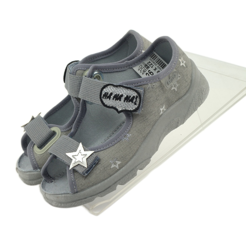 Lány szandál Befado 969y122 szürke 5