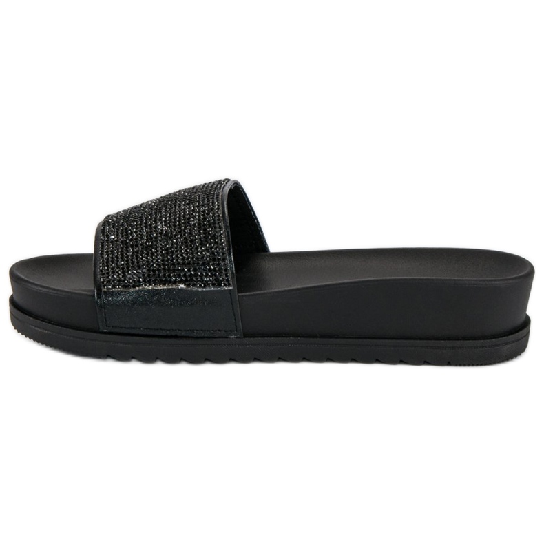 Stílusos fekete papucs 1 Stílusos fekete papucs 1