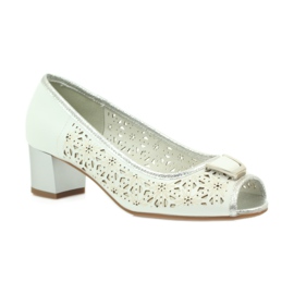 M.Daszyński Daszyński bőr talpbetét fehér barna szürke 1