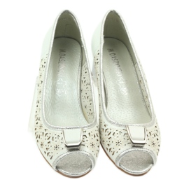 M.Daszyński Daszyński bőr talpbetét fehér barna szürke 3