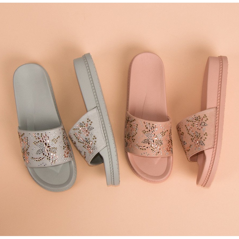 Női papucs rózsaszín 1