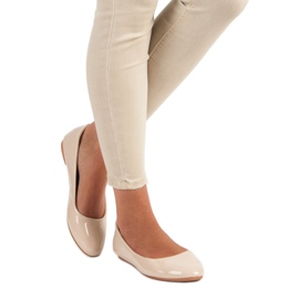 Diamantique Lakkozott balerinák barna 1