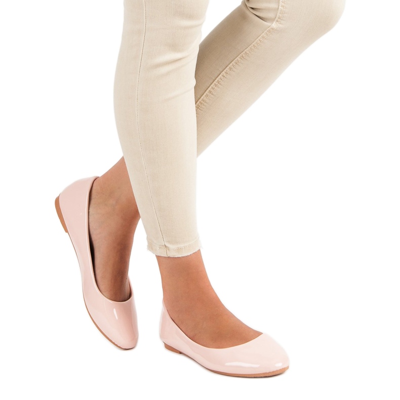 Diamantique Lakkozott balerinák rózsaszín 1