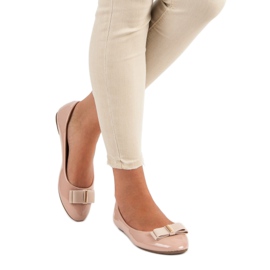 Lakkozott balerinák masnival rózsaszín 1 Lakkozott balerinák masnival rózsaszín 1