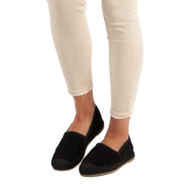 Nio Nio Fekete velúr espadrillák 1