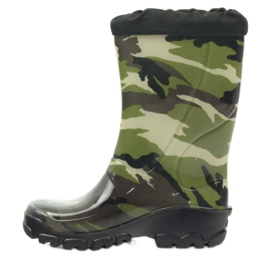 Camo galoshes ezüstionokkal Ren But fekete barna zöld 2