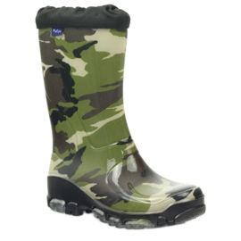 Camo galoshes ezüstionokkal Ren But fekete barna zöld 1