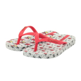 Papucs gyerekcipő Ipanema 81264 flip-flop vízhez fehér piros 4