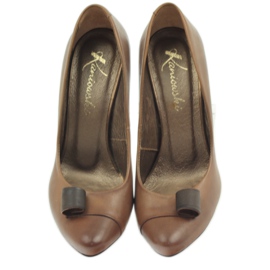 Kaniowski 125 barna bőr pumpák 5