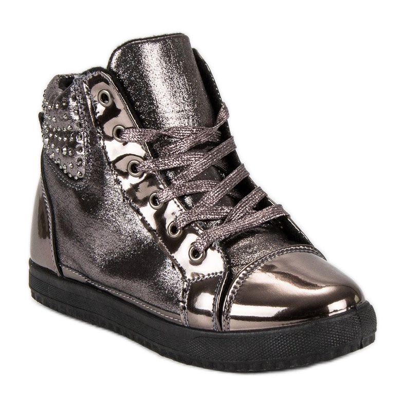 Megkötött tornacipő barna 1