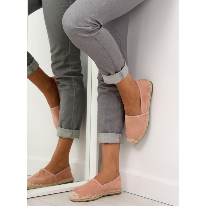 Klasszikus rózsaszín espadrillák BB05P rózsaszín 2