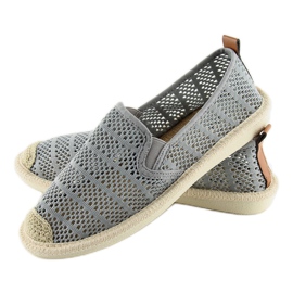 Szürke hálós espadrillák F01B Szürke 1