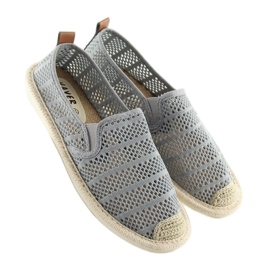Szürke hálós espadrillák F01B Szürke 2