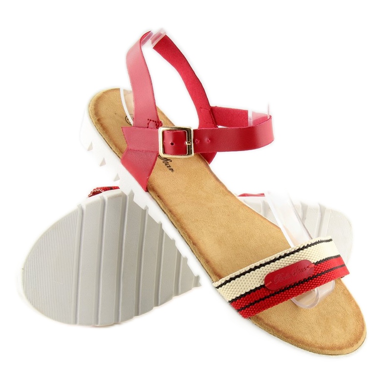 Piros női szandál S25 piros 2