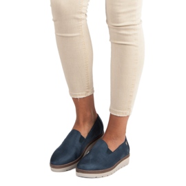 Velúr slip vinceza cipőn kék 1