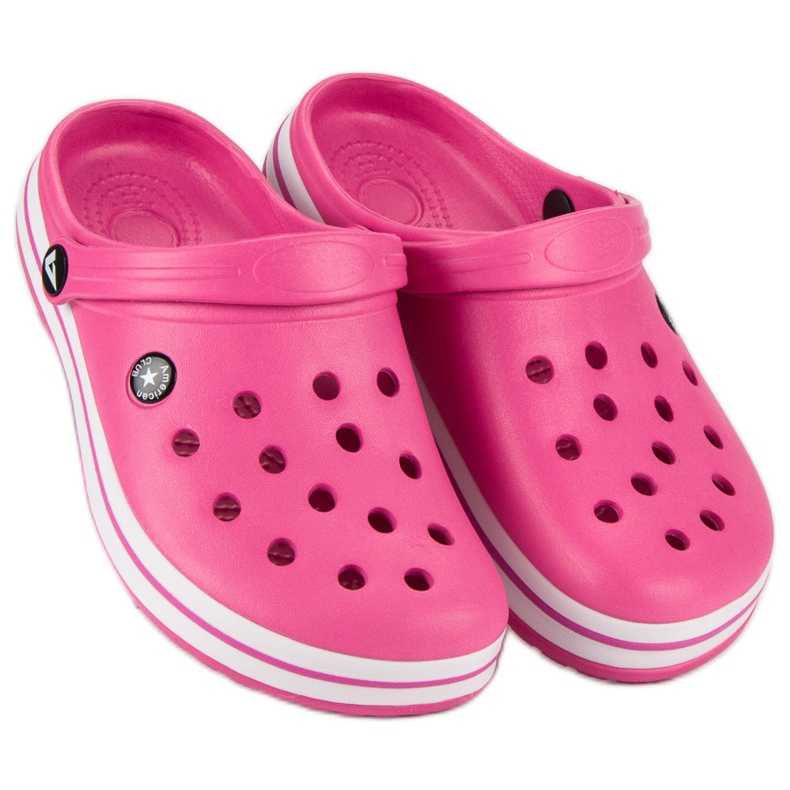 American Club Rózsaszín kerti papucs 2