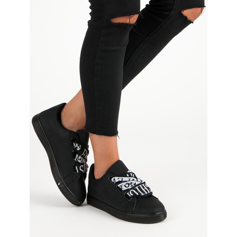 Fekete divat cipők 1