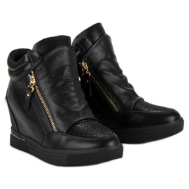 Stílusos tornacipők, tornacipők fekete 1 Stílusos tornacipők, tornacipők fekete 1