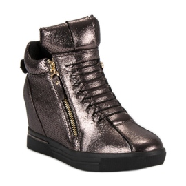 Sötétszürke tornacipő sokszínű 1