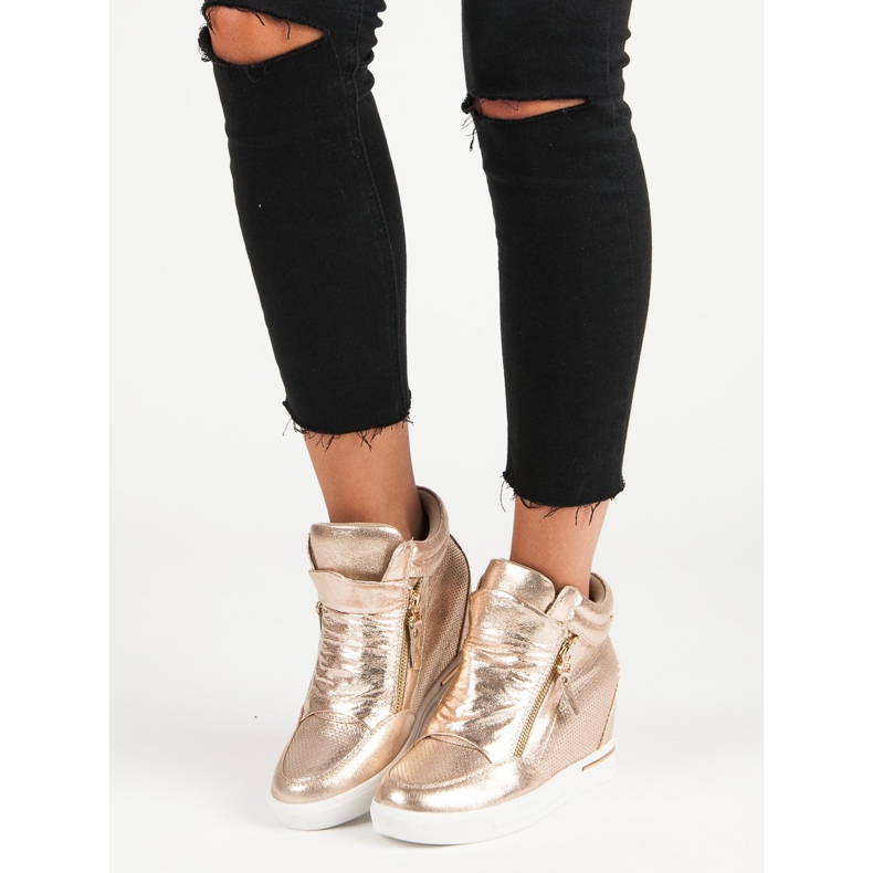 Wedge tornacipő sárga 2